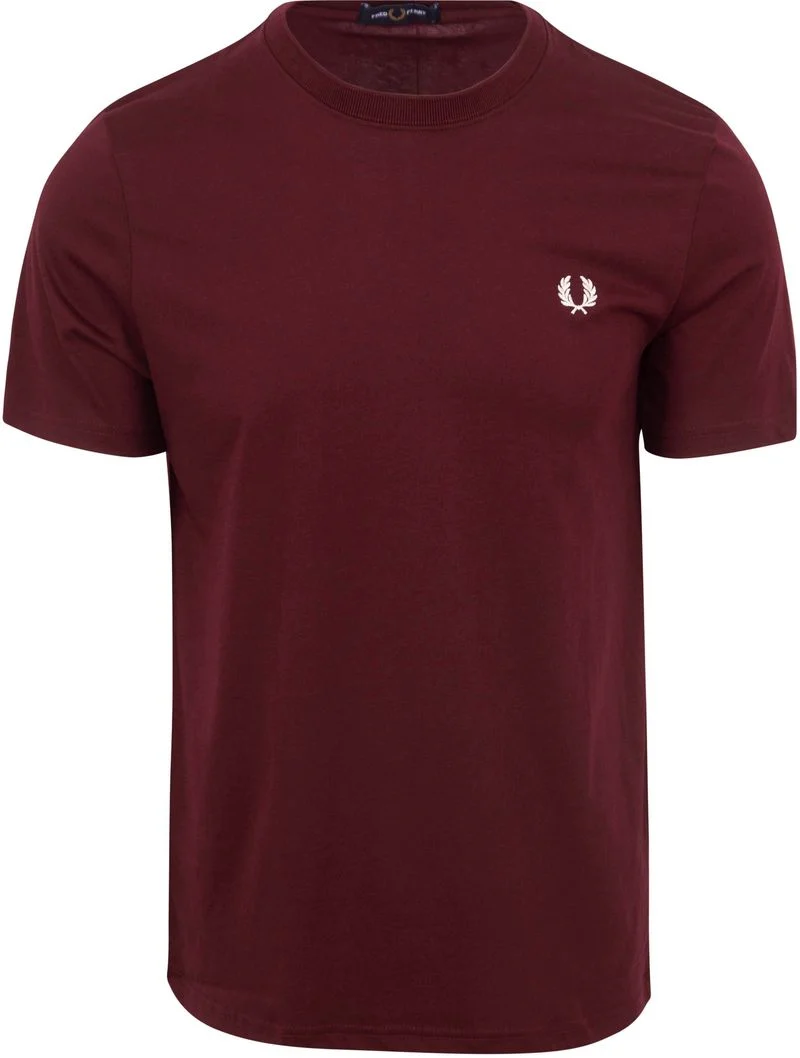 Fred Perry T-Shirt Bordeaux R82 - Größe XL günstig online kaufen