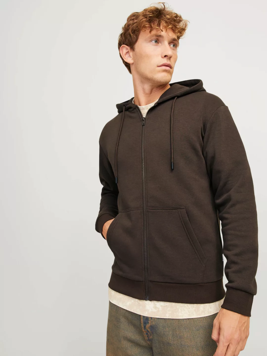 Jack & Jones Kapuzensweatjacke "JJEBRADLEY SWEAT ZIP HOOD NOOS", mit Kapuze günstig online kaufen