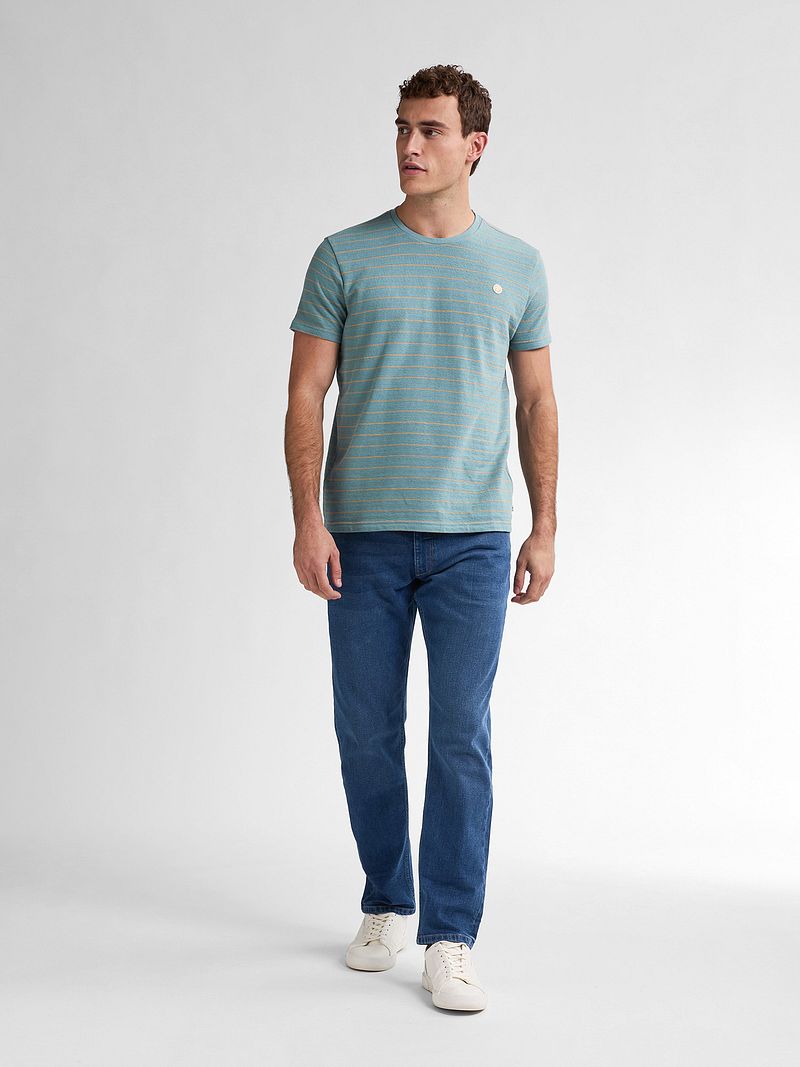Petrol Knitted T-Shirt Mahi Ocean Blau - Größe L günstig online kaufen