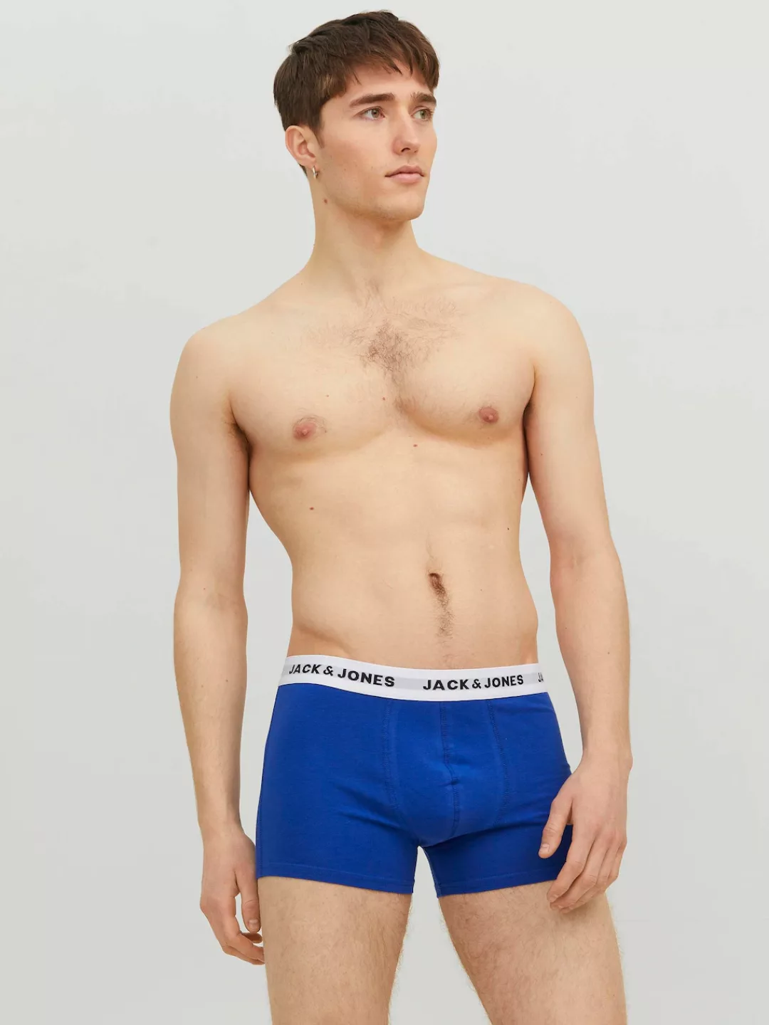 Jack & Jones Boxershorts "JACWHITE TRUNKS 5-PACK", (Packung, 5 St.) günstig online kaufen