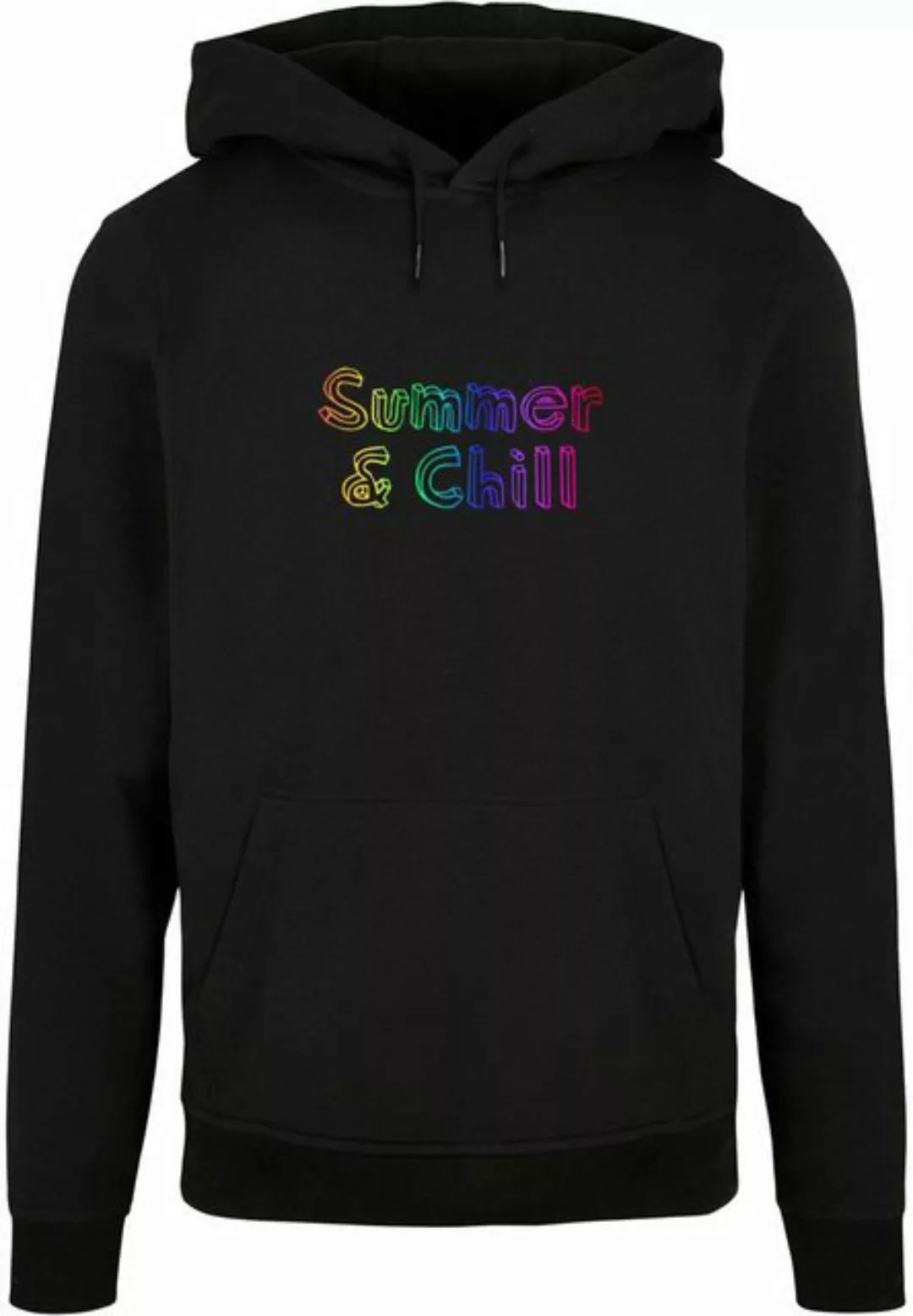 Merchcode Kapuzensweatshirt Merchcode Herren Summer And Chill Rainbow Basic günstig online kaufen