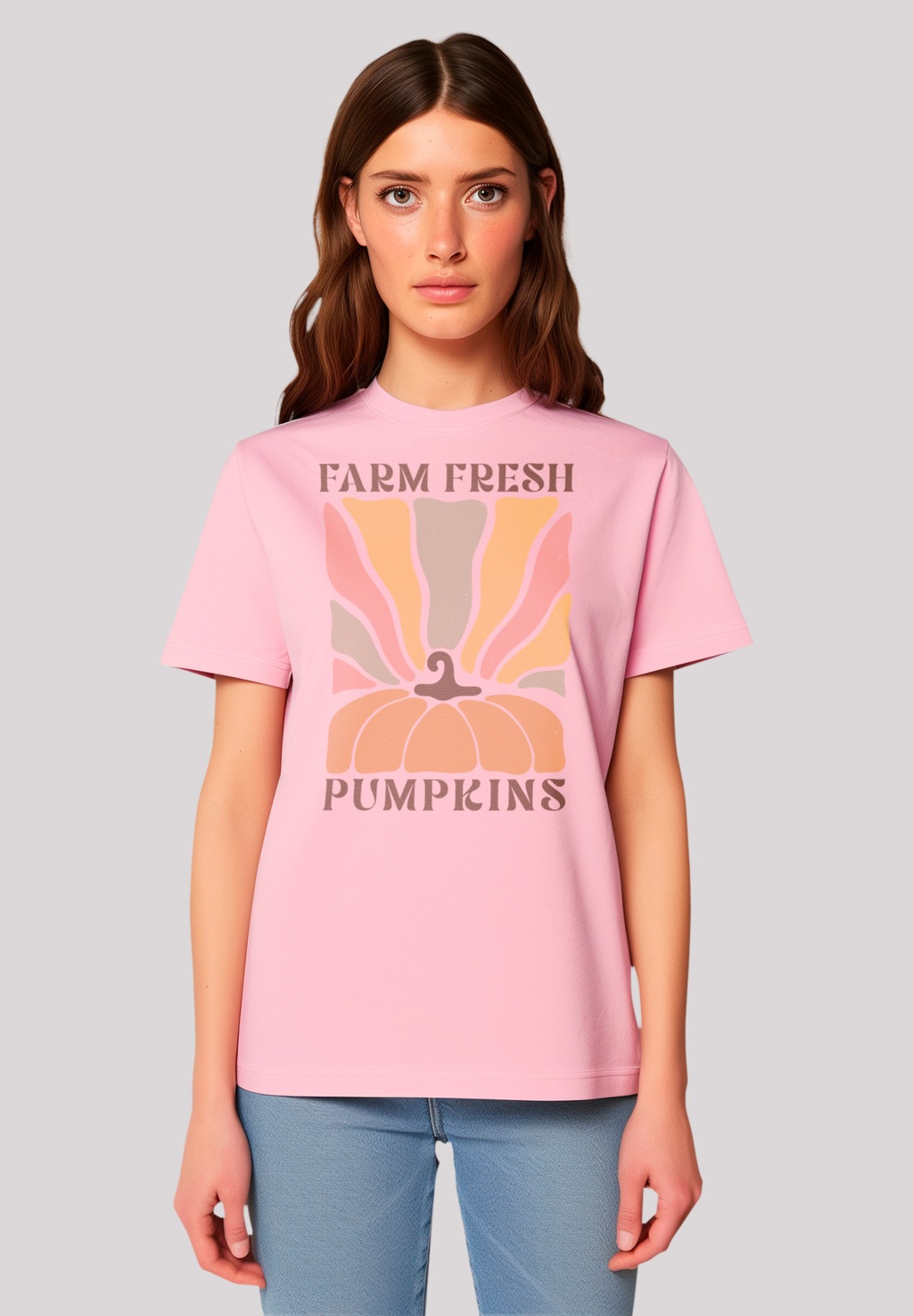 F4NT4STIC T-Shirt "Farm fresh Pumpkins Kürbis", Premium Qualität, Halloween günstig online kaufen