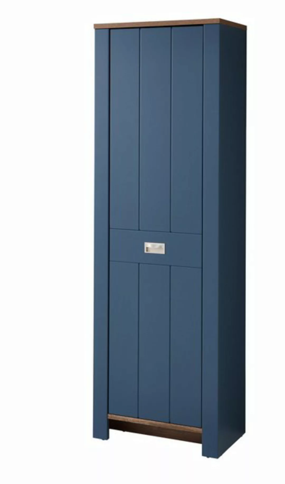 freiraum Garderobenschrank Dijon in Parasian Blue Dekor - 65x201x38 (BxHxT) günstig online kaufen