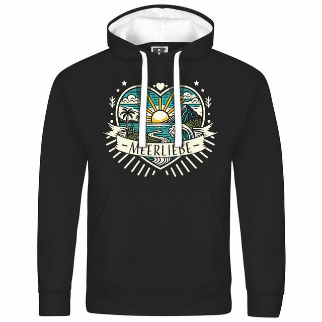 deinshirt Kapuzenpullover Herren Kapuzenpullover Ich Liebe das Meer Mit Pri günstig online kaufen