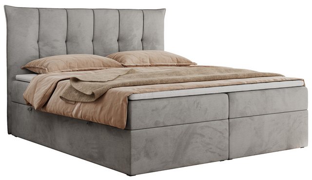 MKS MÖBEL Boxspringbett PREMIUM 10, Doppelbett mit Bettkasten für Schlafzim günstig online kaufen