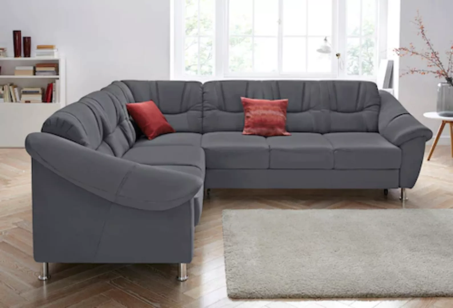 sit&more Ecksofa "Salsa L-Form", mit Federkern, wahlweise mit Bettfunktion günstig online kaufen