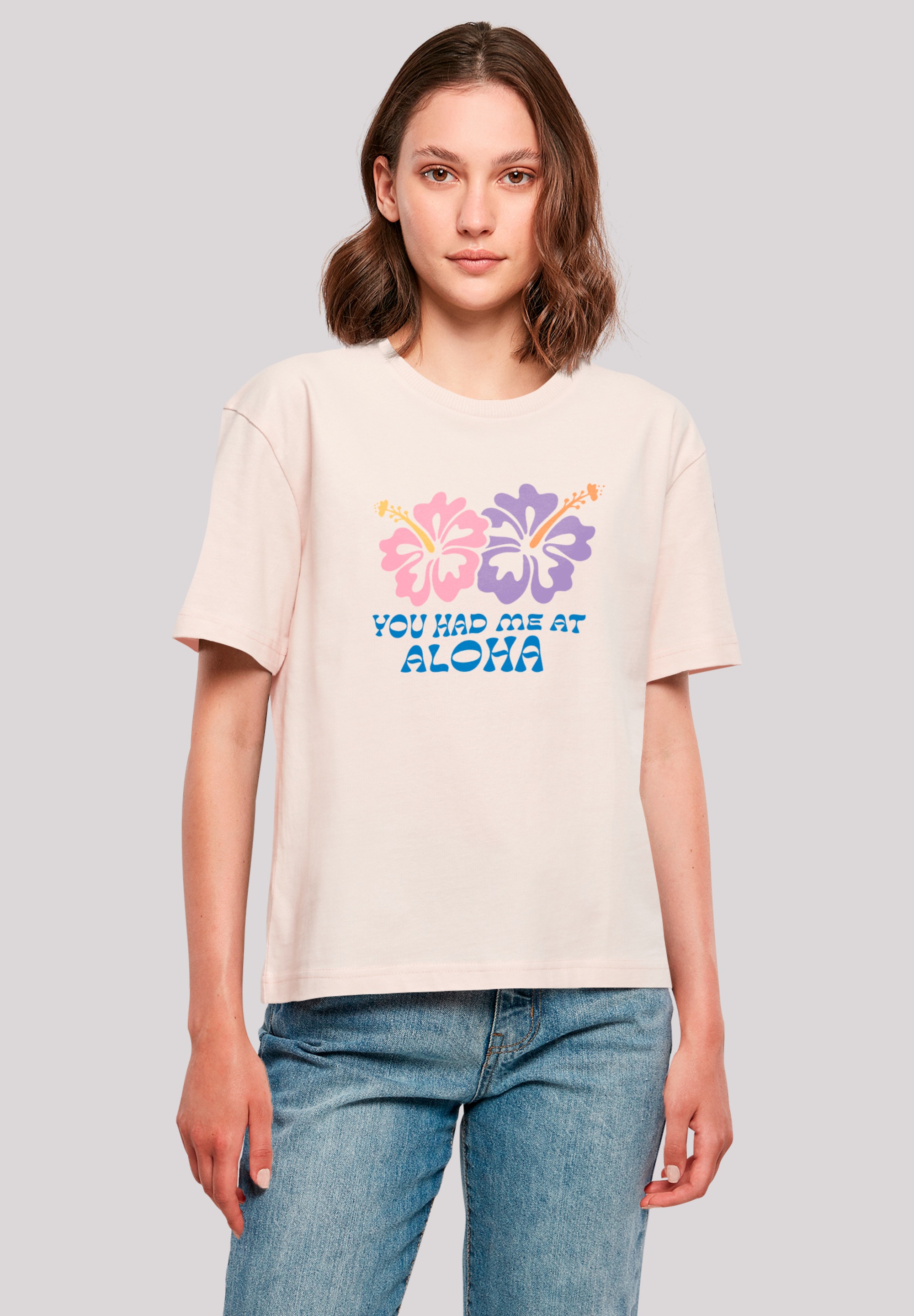 F4NT4STIC T-Shirt "You had me at Aloha", Premium Qualität günstig online kaufen