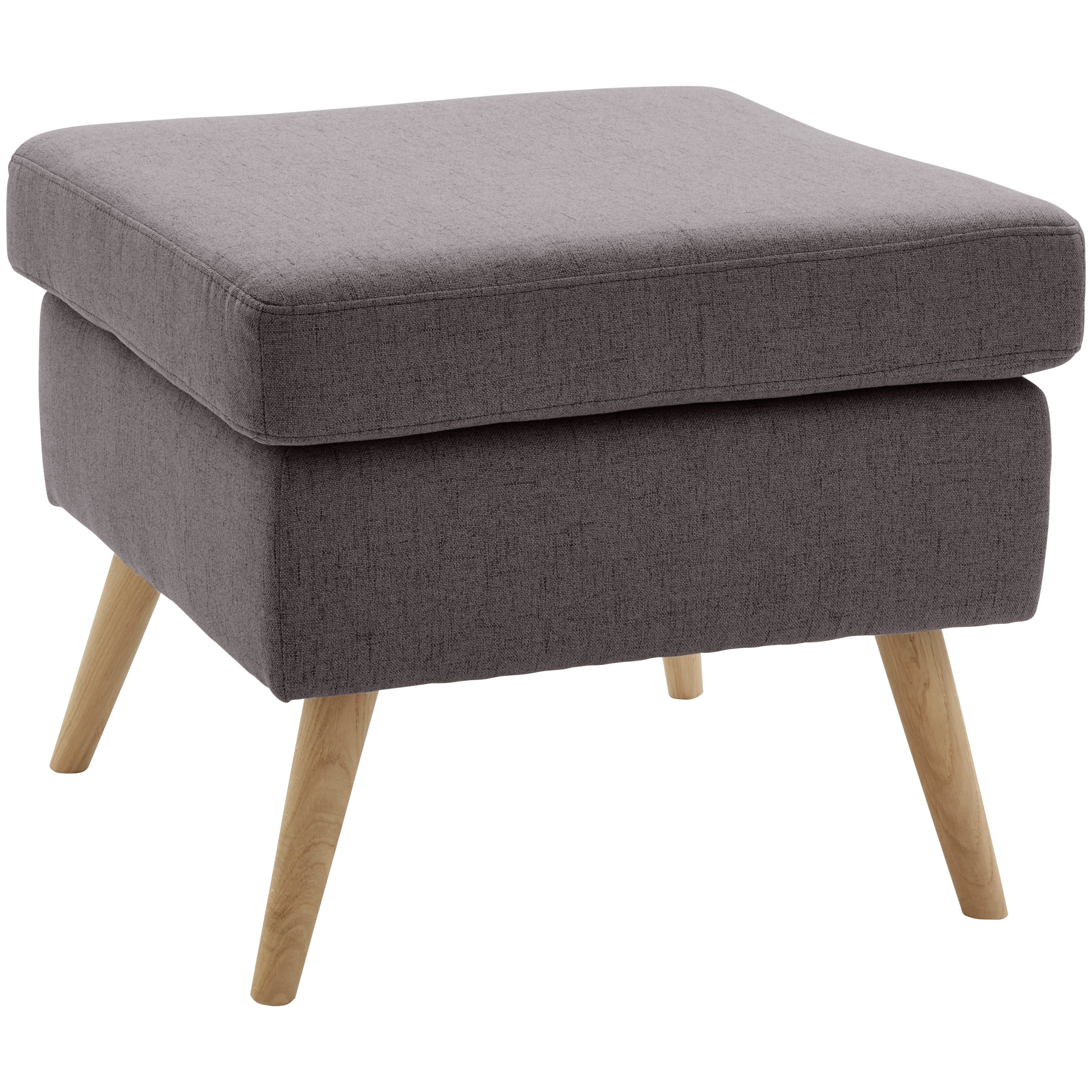 Home affaire Hocker "Salla", Bezug auch in Luxus-Microfaser in Teddyfellopt günstig online kaufen