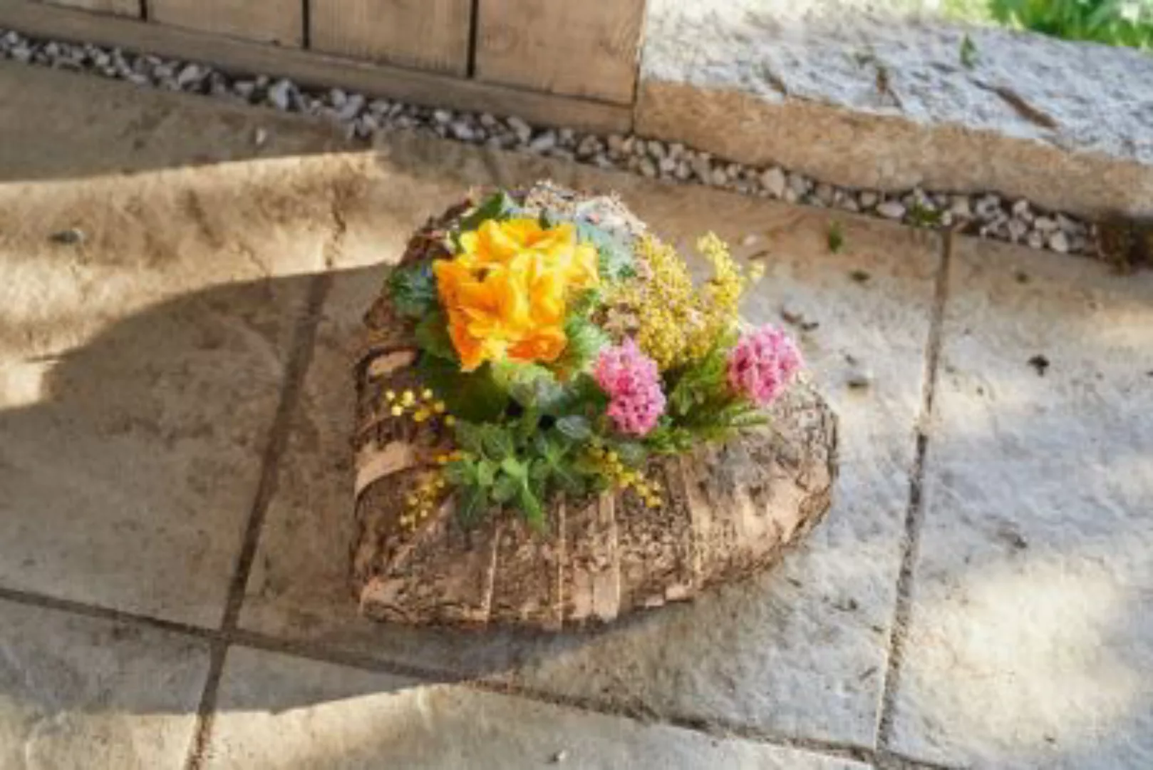 HOME Living Pflanzer Birke Blumentöpfe grau günstig online kaufen