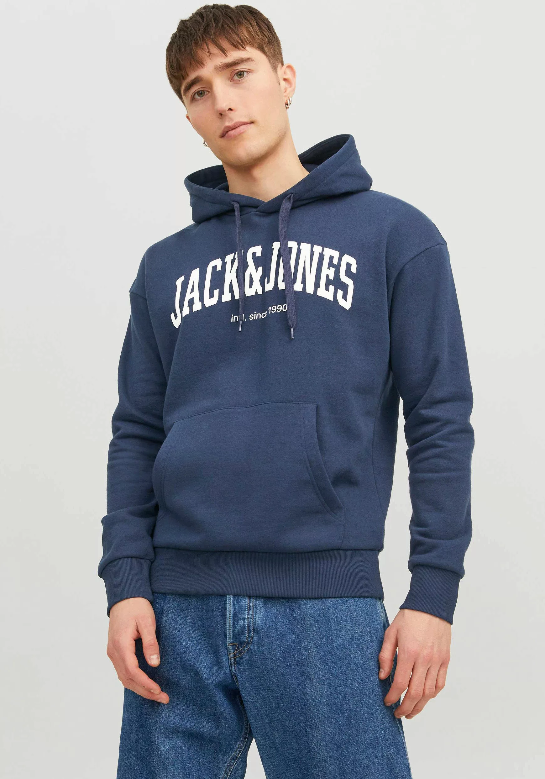 Jack & Jones Kapuzenpullover Jack & Jones Herren Hoodie Kapuzen-Pullover JJ günstig online kaufen