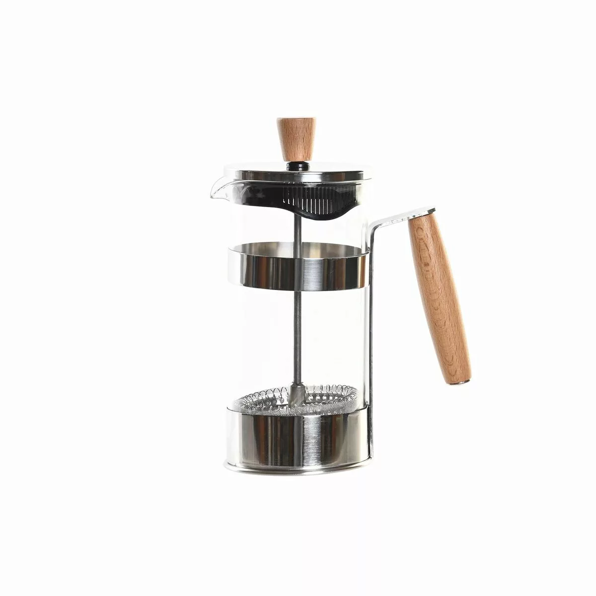 Kolben-kaffeemaschine Dkd Home Decor Natürlich Silberfarben Edelstahl günstig online kaufen