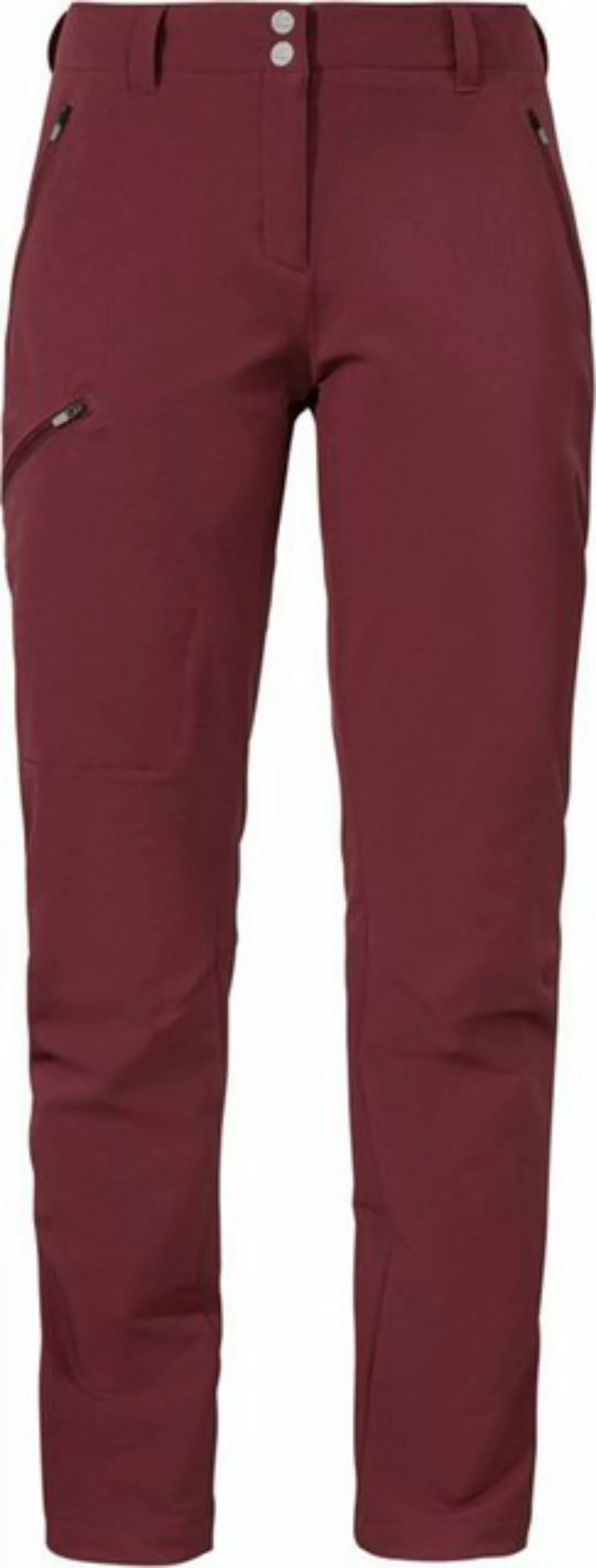 Schöffel Bundfaltenhose Pants Ascona Warm L DARK BURGUNDY günstig online kaufen