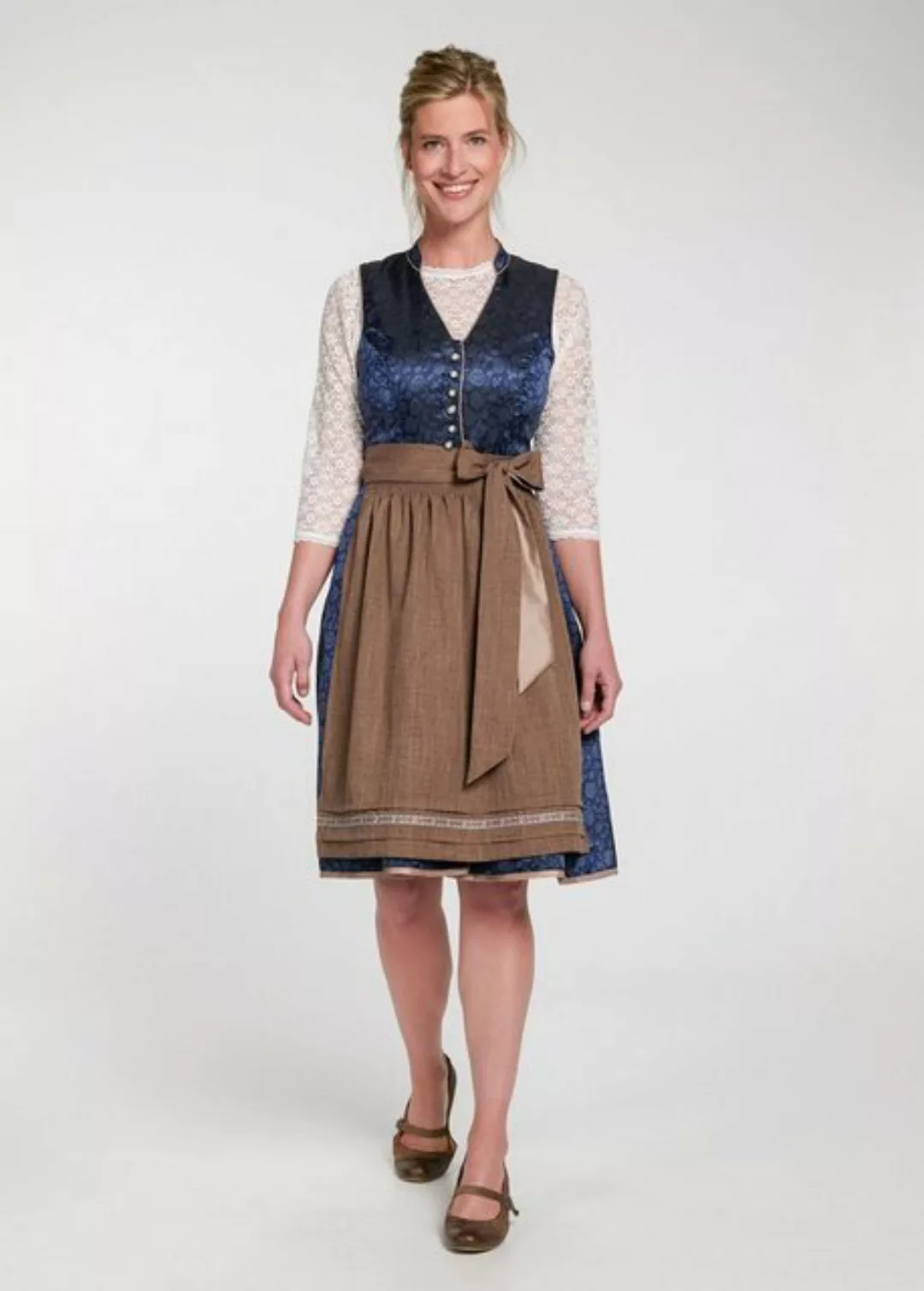 Spieth & Wensky Dirndl Dirndl Werny midi (1-tlg) günstig online kaufen