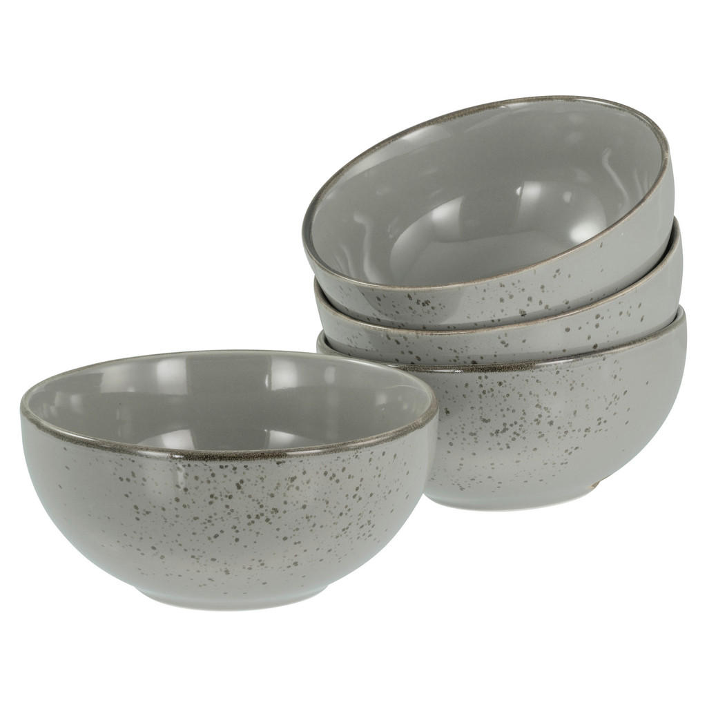 CreaTable Schüssel-Set Nature Collection Stone grau Steinzeug günstig online kaufen