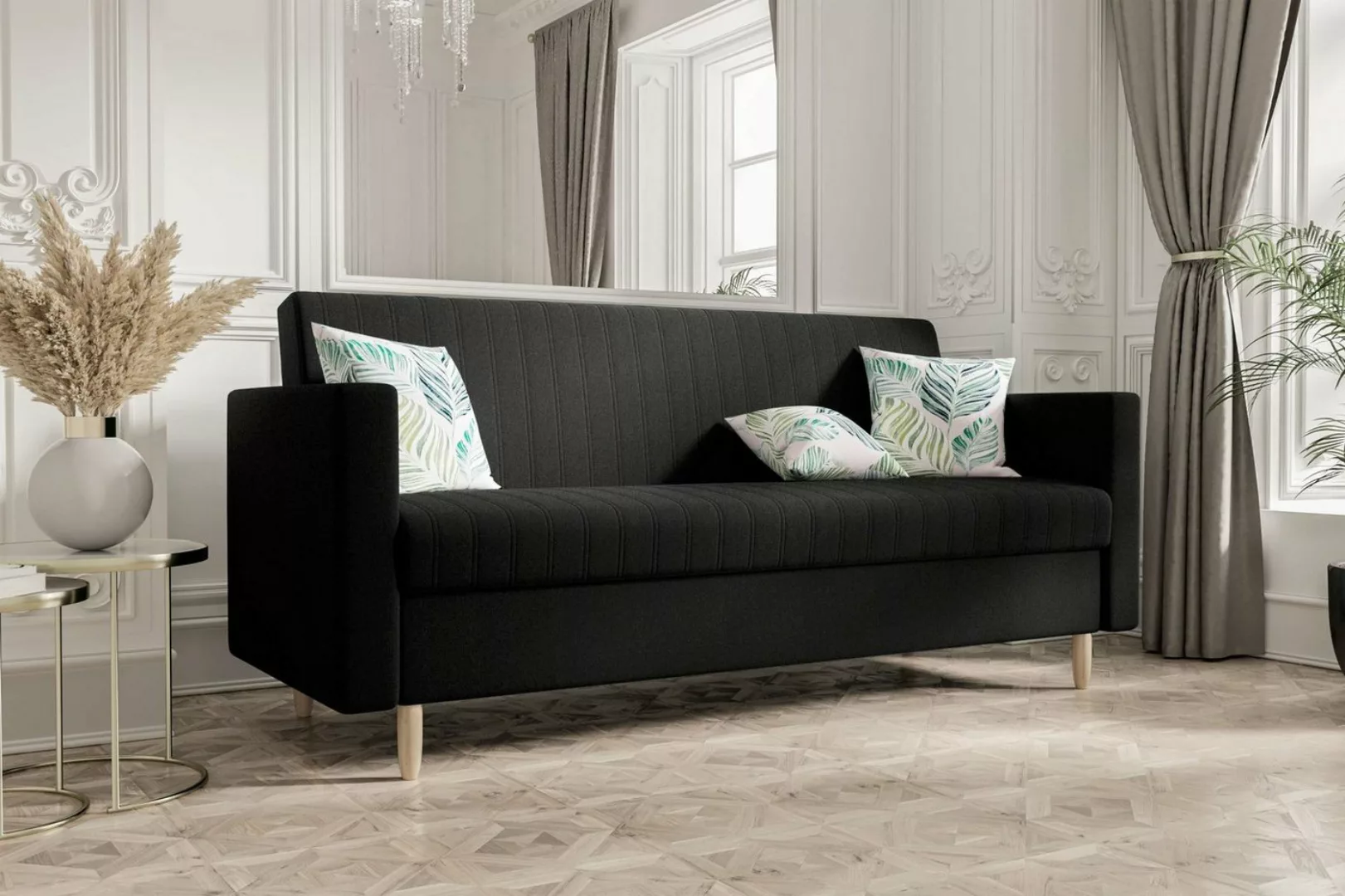 Stylefy 3-Sitzer Melisa, Sofa, Schlafsofa, Sitzkomfort, mit Bettfunktion, m günstig online kaufen