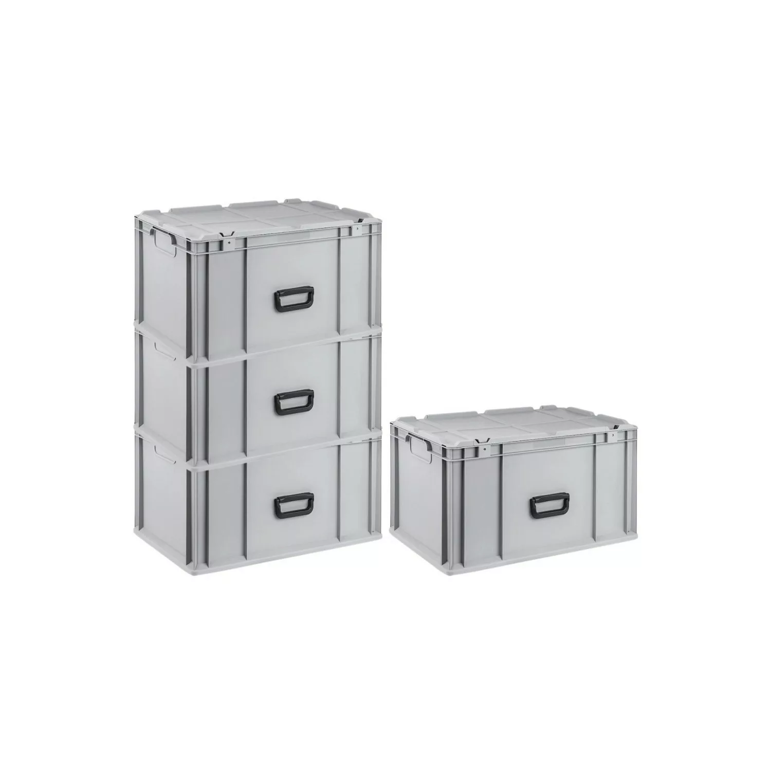 PROREGAL Spar Set 4x Eurobox Nextgen Portable HxBxT 33,5 x 40 x 60 cm 65 Li günstig online kaufen