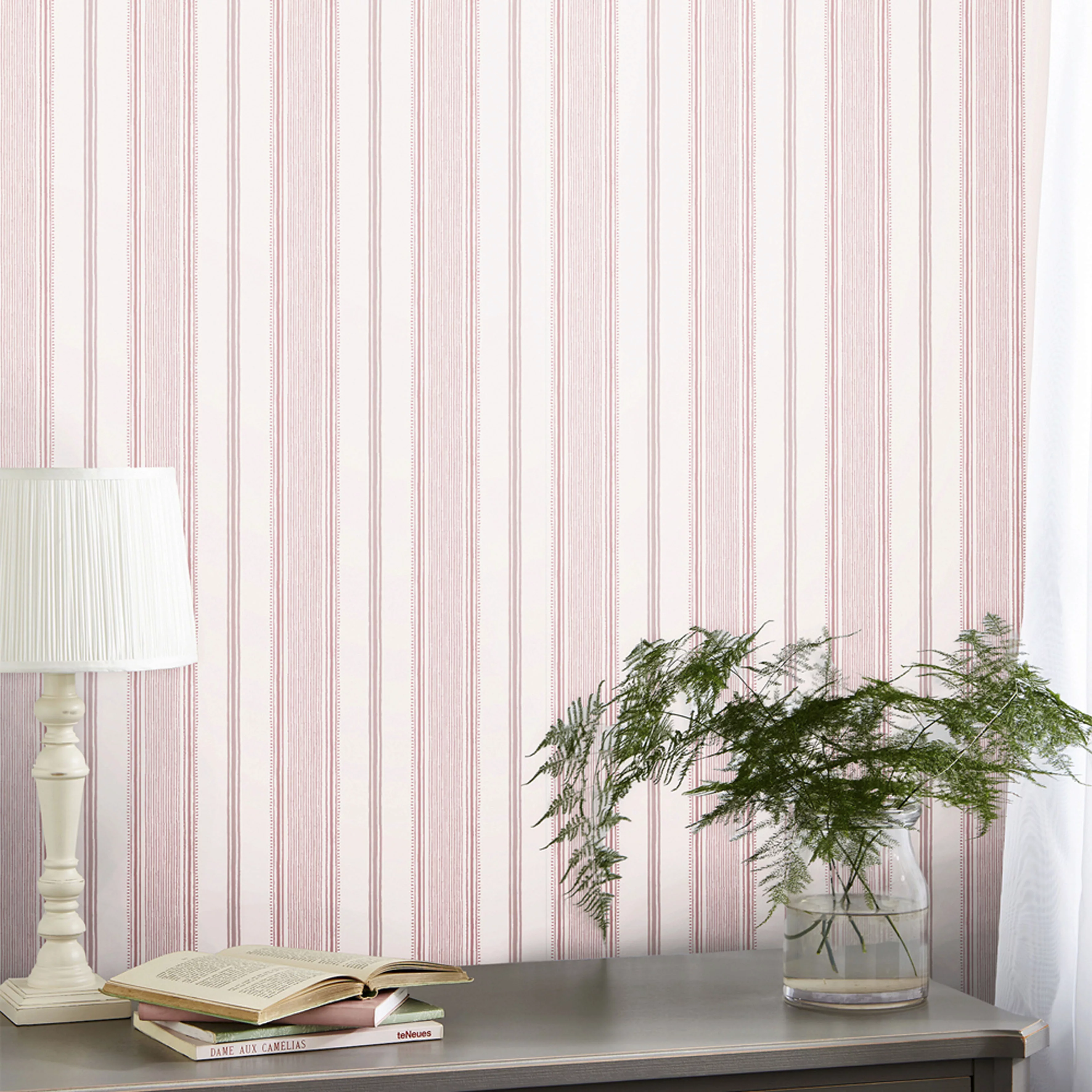 LAURA ASHLEY Vliestapete »Heacham Stripe«, Motiv, Motiv günstig online kaufen