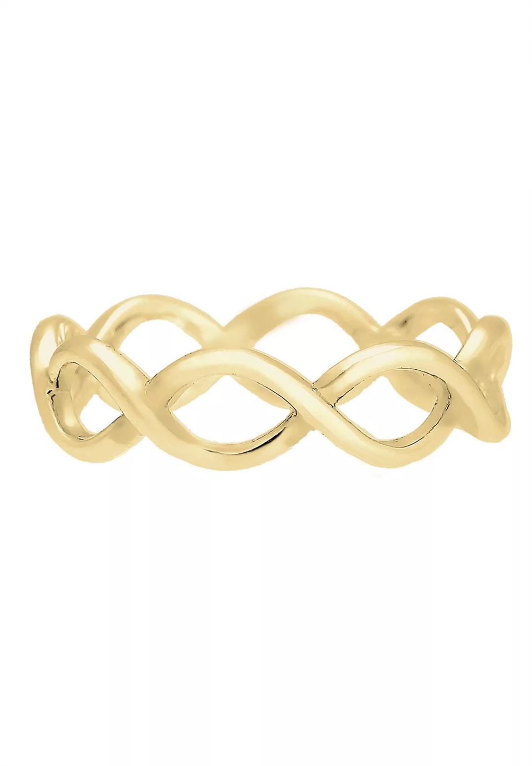 Elli Premium Fingerring »Infinity Trend 375 Gelbgold« günstig online kaufen