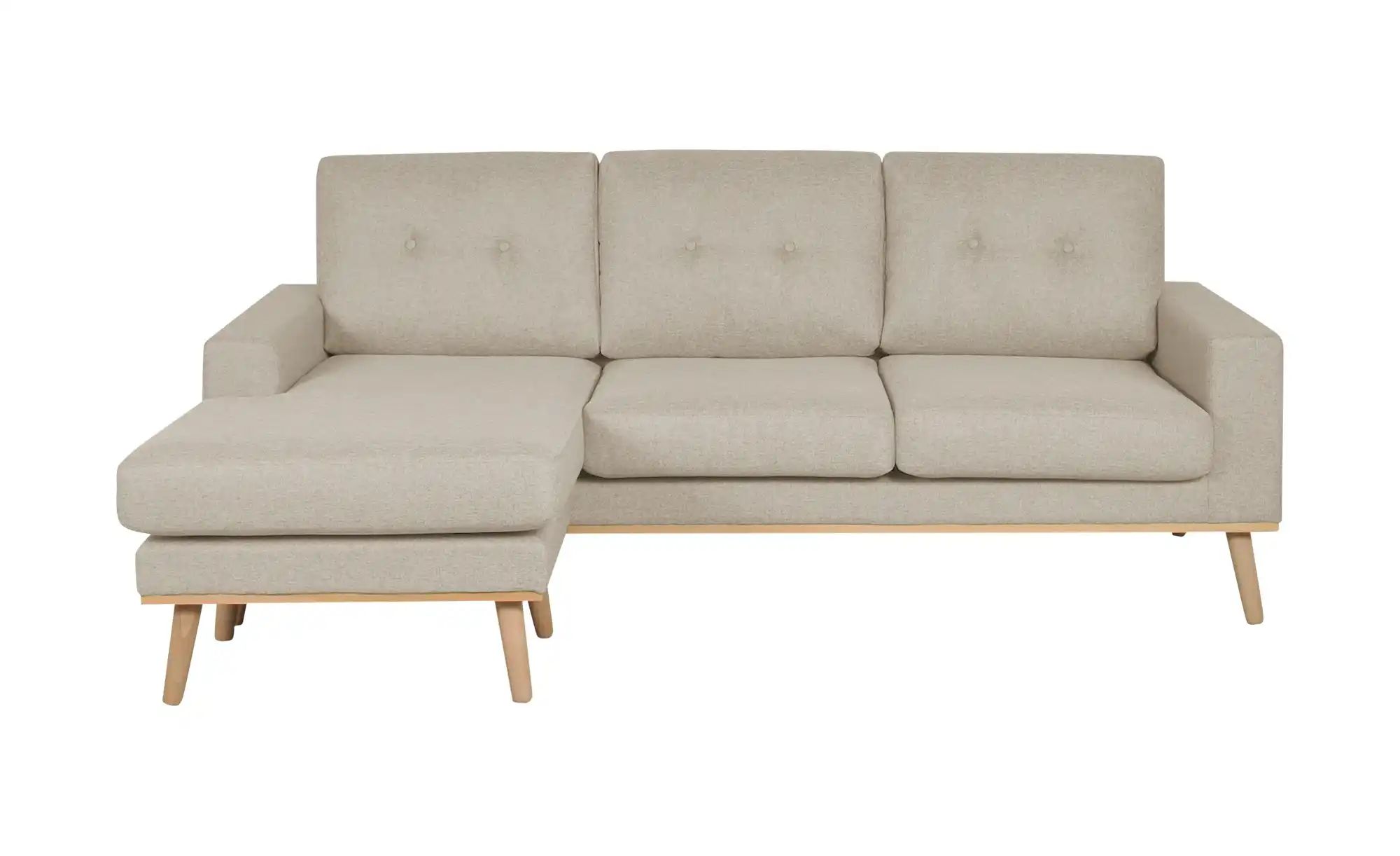 Ecksofa beidseitig stellbar Cristy ¦ creme ¦ Maße (cm): B: 211 H: 88 T: 139 günstig online kaufen