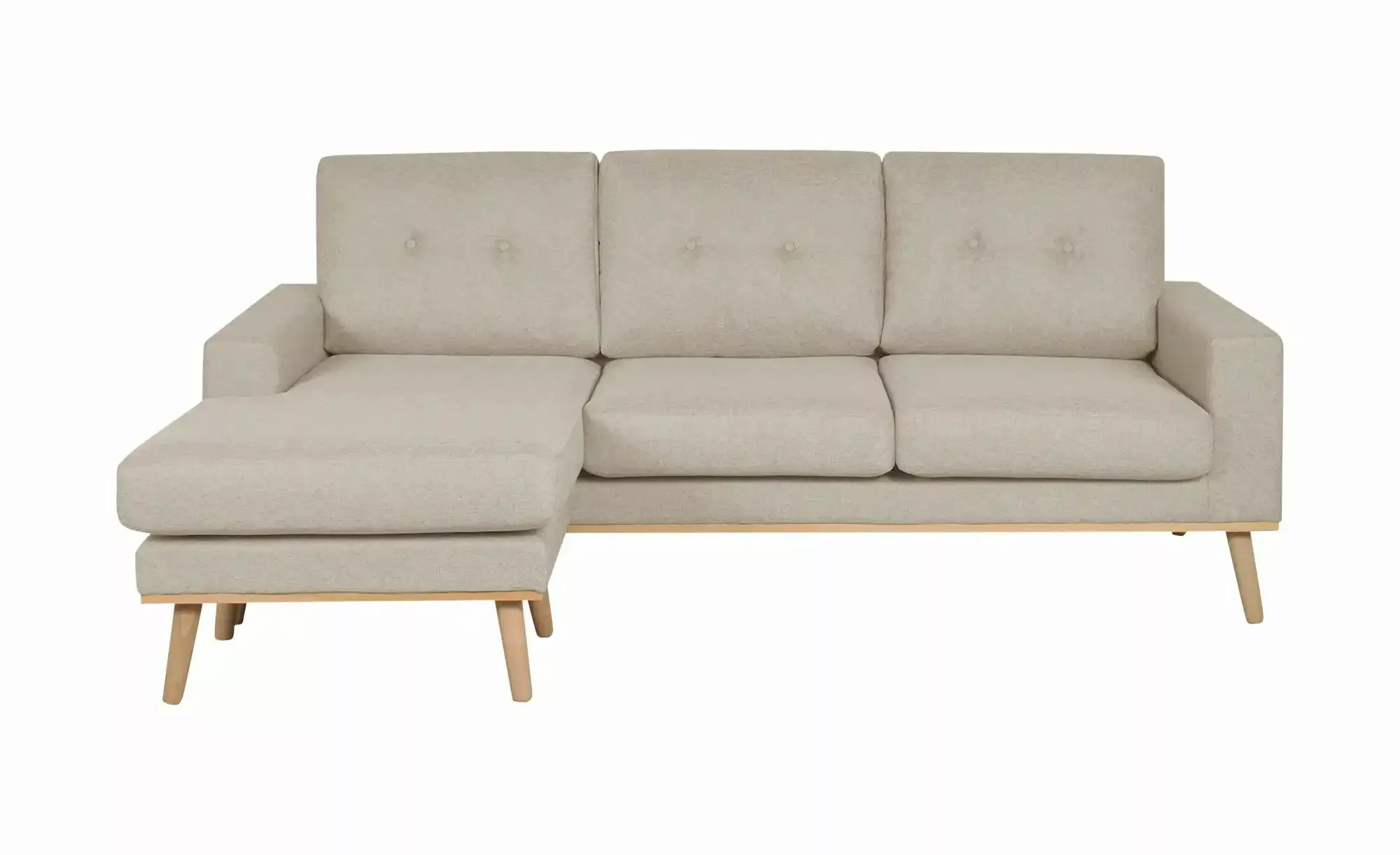 Ecksofa beidseitig stellbar Cristy ¦ creme ¦ Maße (cm): B: 211 H: 88 T: 139 günstig online kaufen