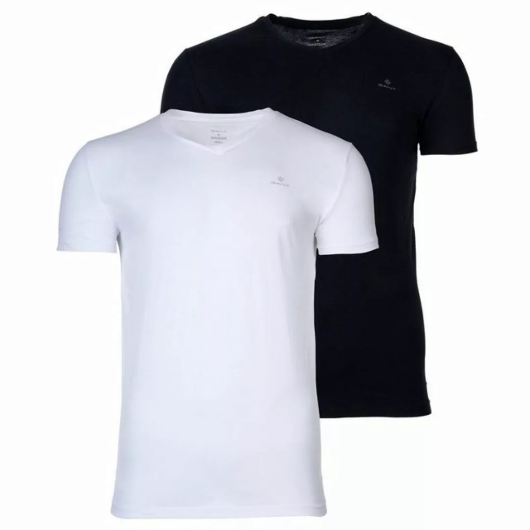 Gant T-Shirt Herren T-Shirt, 2er Pack - V-Ausschnitt, V-Neck günstig online kaufen