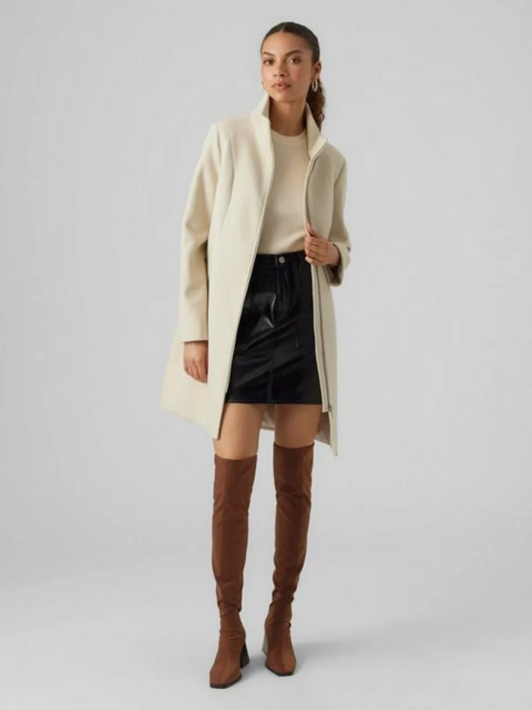 Vero Moda Kurzmantel VMPOPZIPPER COAT BOOS günstig online kaufen