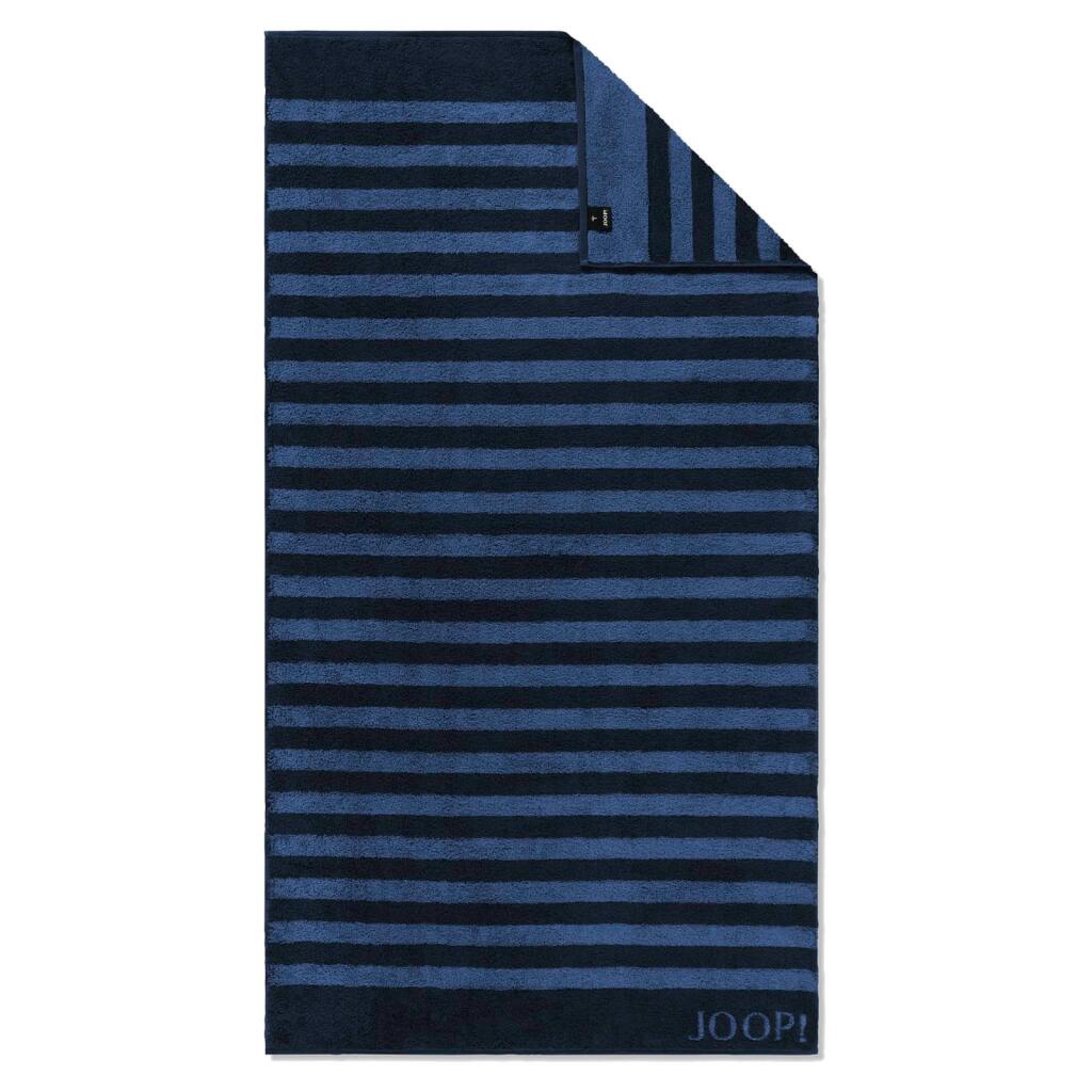 JOOP! Duschtuch Classic Frottierkollektion - 80x150 cm, Walkfrottier Blau günstig online kaufen