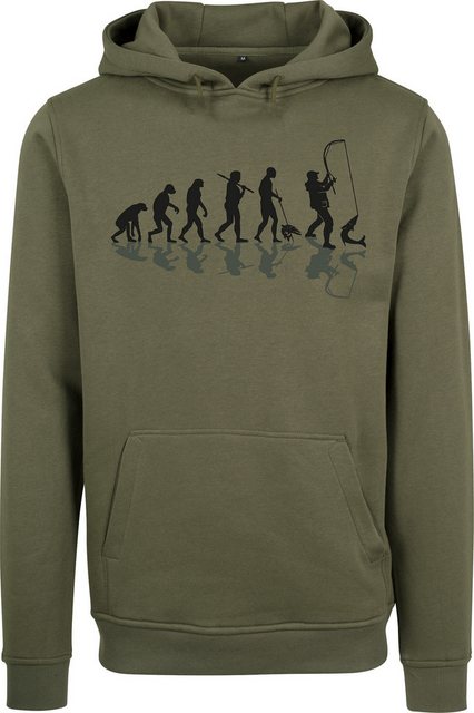 Baddery Kapuzenpullover Angler Hoodie: "Angler Evolution" - Angelkleidung A günstig online kaufen