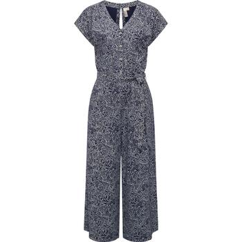 Ragwear Jumpsuit Glina Print Langer Damen Overall mit Bindegürtel an der Ta günstig online kaufen