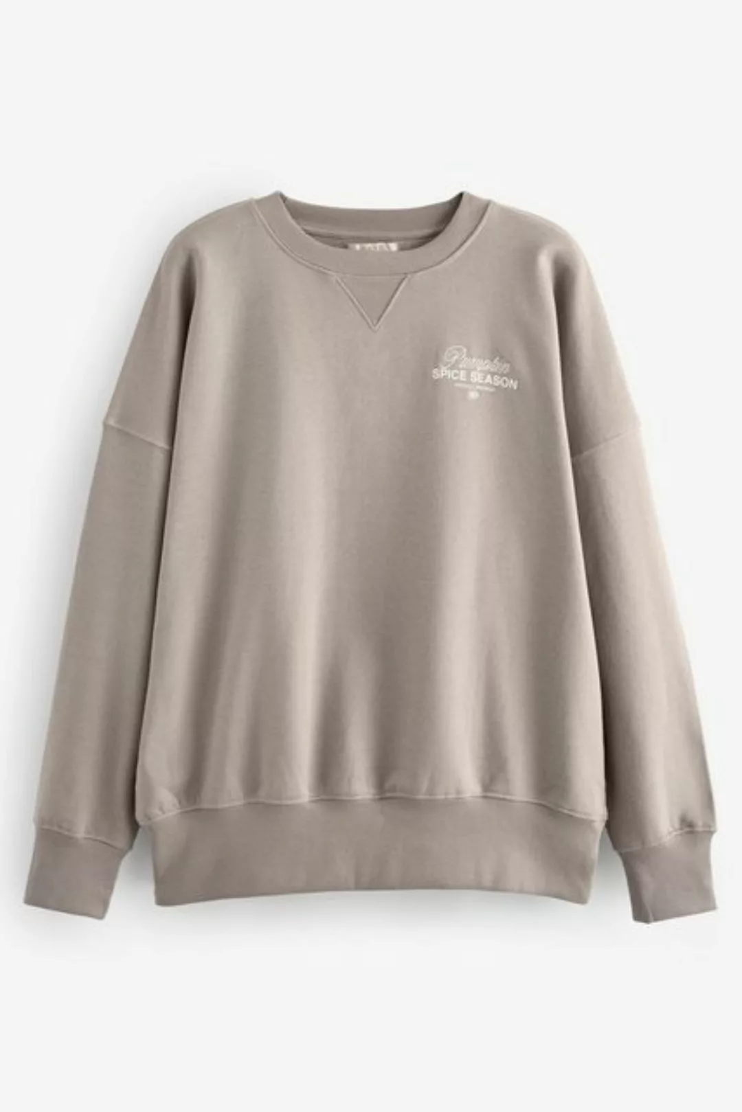 Next Sweatshirt Relaxed Fit Sweatshirt mit Grafik, Pumpkin Spice (1-tlg) günstig online kaufen