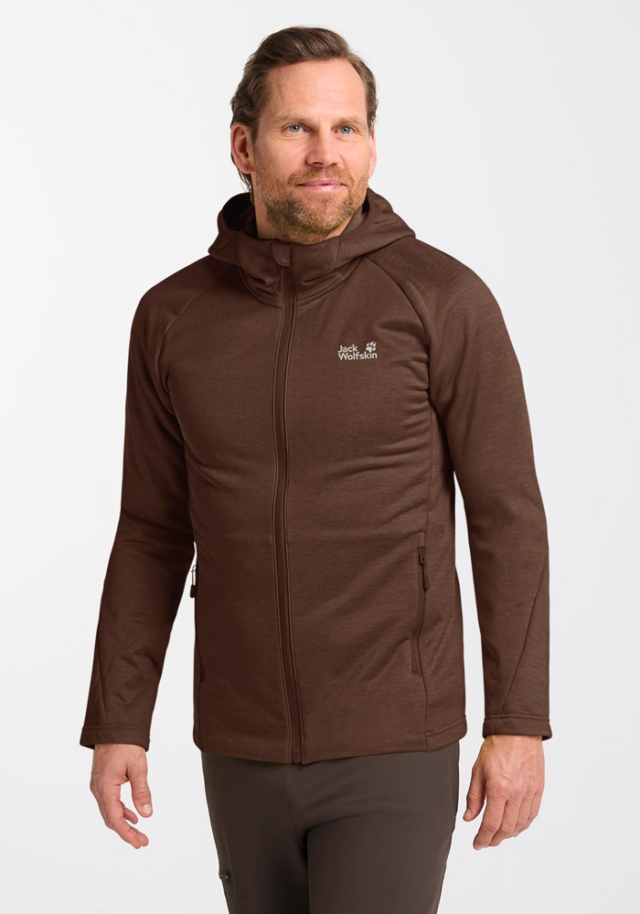 Jack Wolfskin Fleecejacke "PEAK DISTRICT HOODED FZ M", mit Kapuze günstig online kaufen