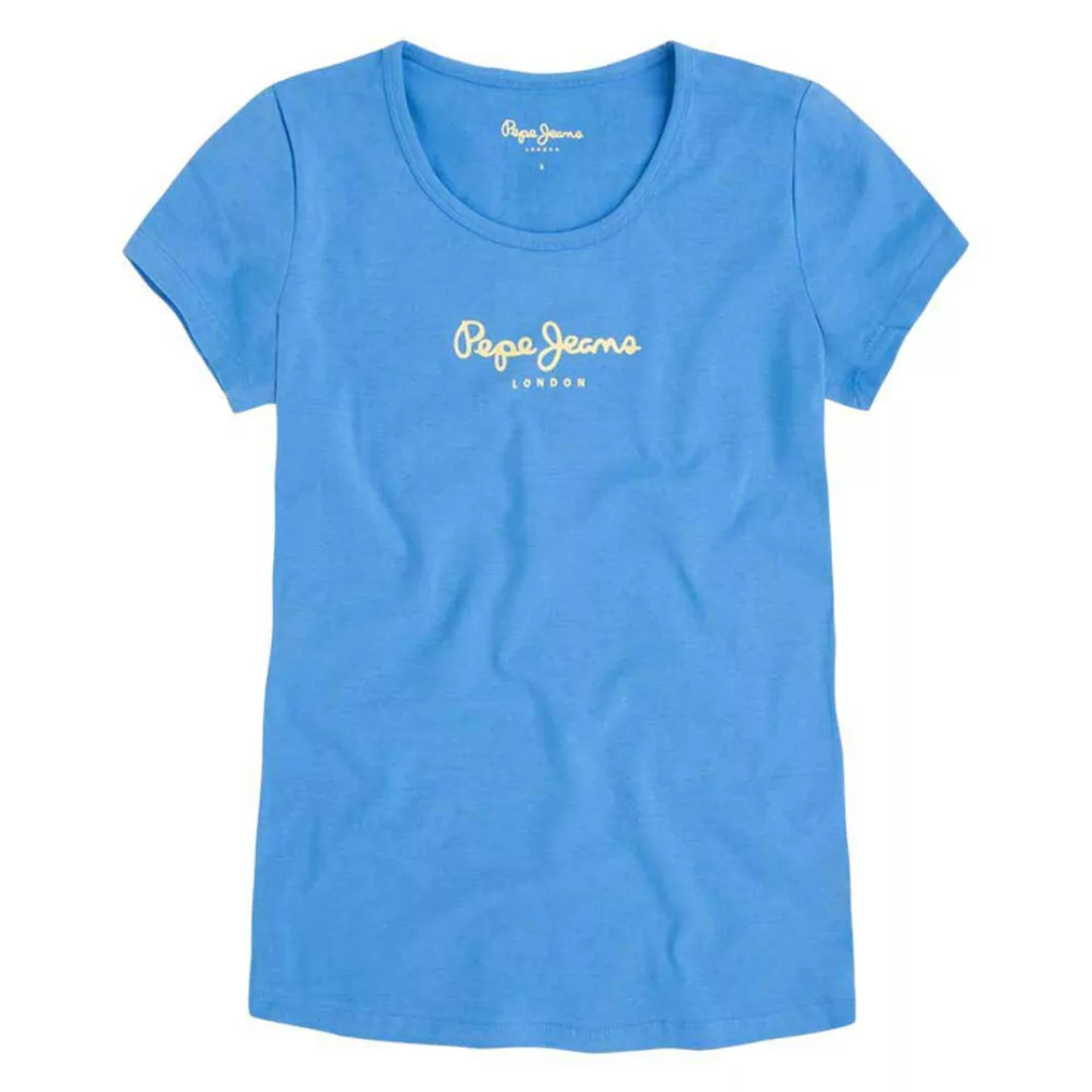 Pepe Jeans Virginia Kurzärmeliges T-shirt L Ultra Blue günstig online kaufen