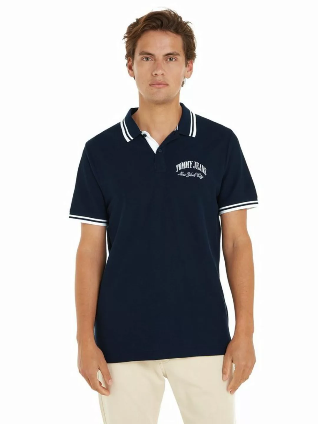 Tommy Jeans Poloshirt TJM REG TIPPING POLO mit kontrastfarbenen Details günstig online kaufen