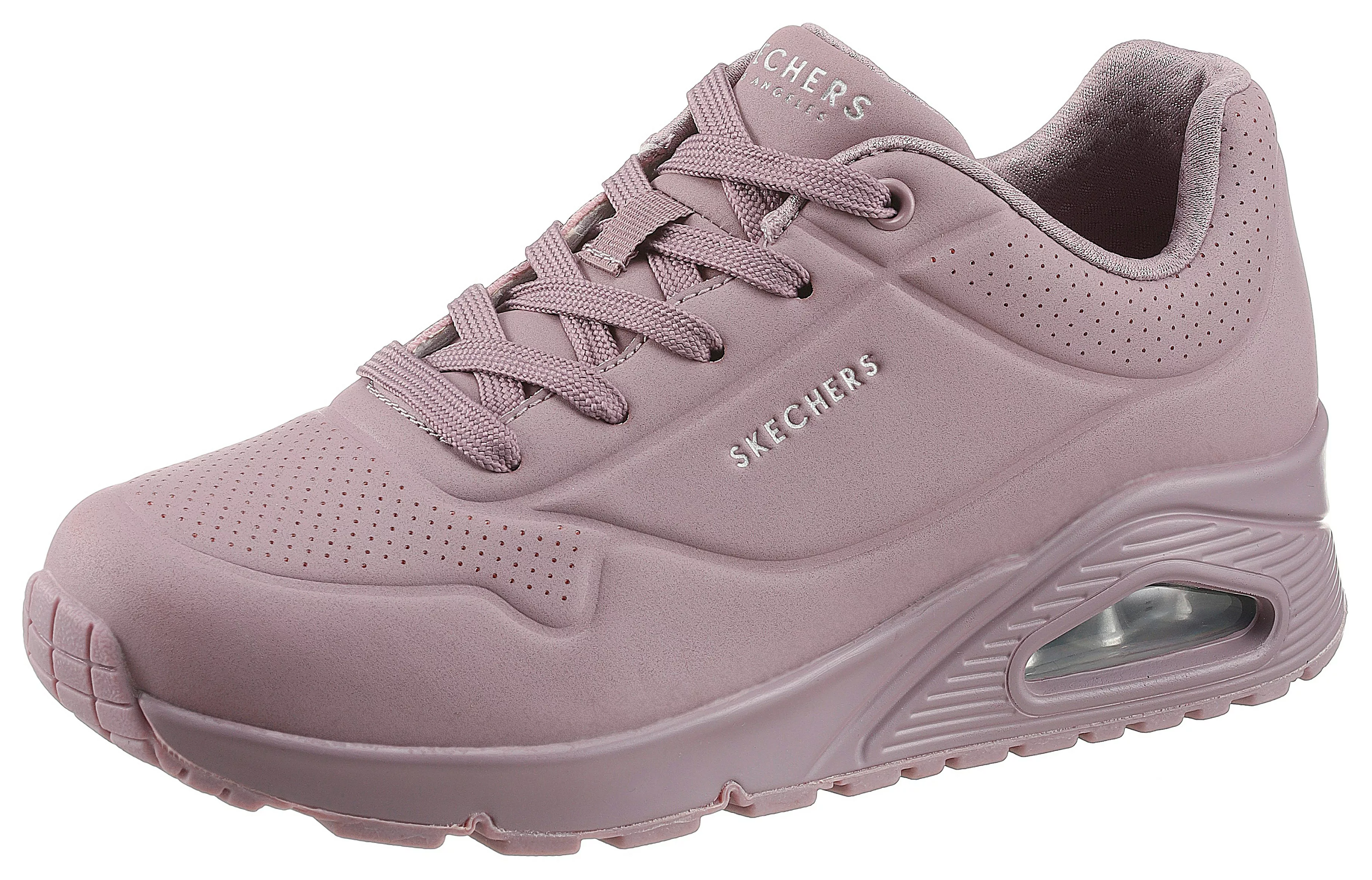 Skechers Wedgesneaker "Uno - Stand on Air", mit feiner Perforation, Freizei günstig online kaufen