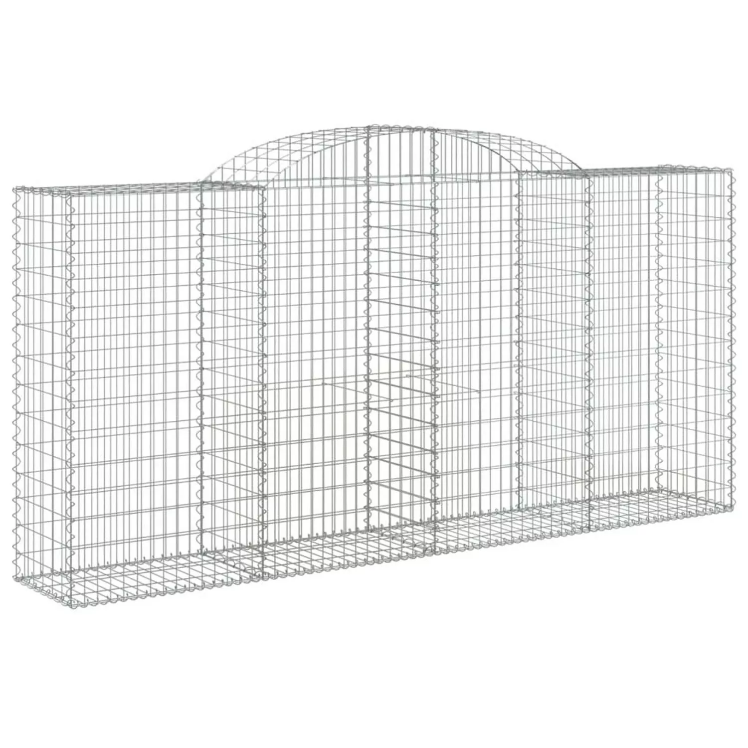 Vidaxl Gabionen Mit Hochbogen 6 Stk. 300x50x140/160cm Verzinktes Eisen günstig online kaufen