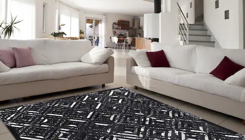 calo-deluxe Fellteppich »Scarllet 410«, rechteckig, 8 mm Höhe, echtes Rinde günstig online kaufen