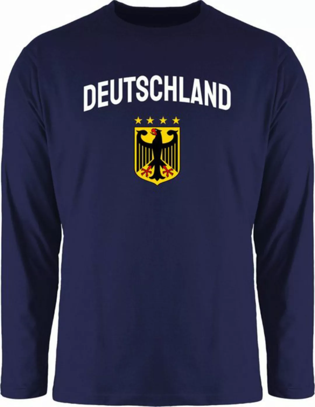 Shirtracer Rundhalsshirt Deutschland Wappen mit Bundesadler, Germany, Deuts günstig online kaufen