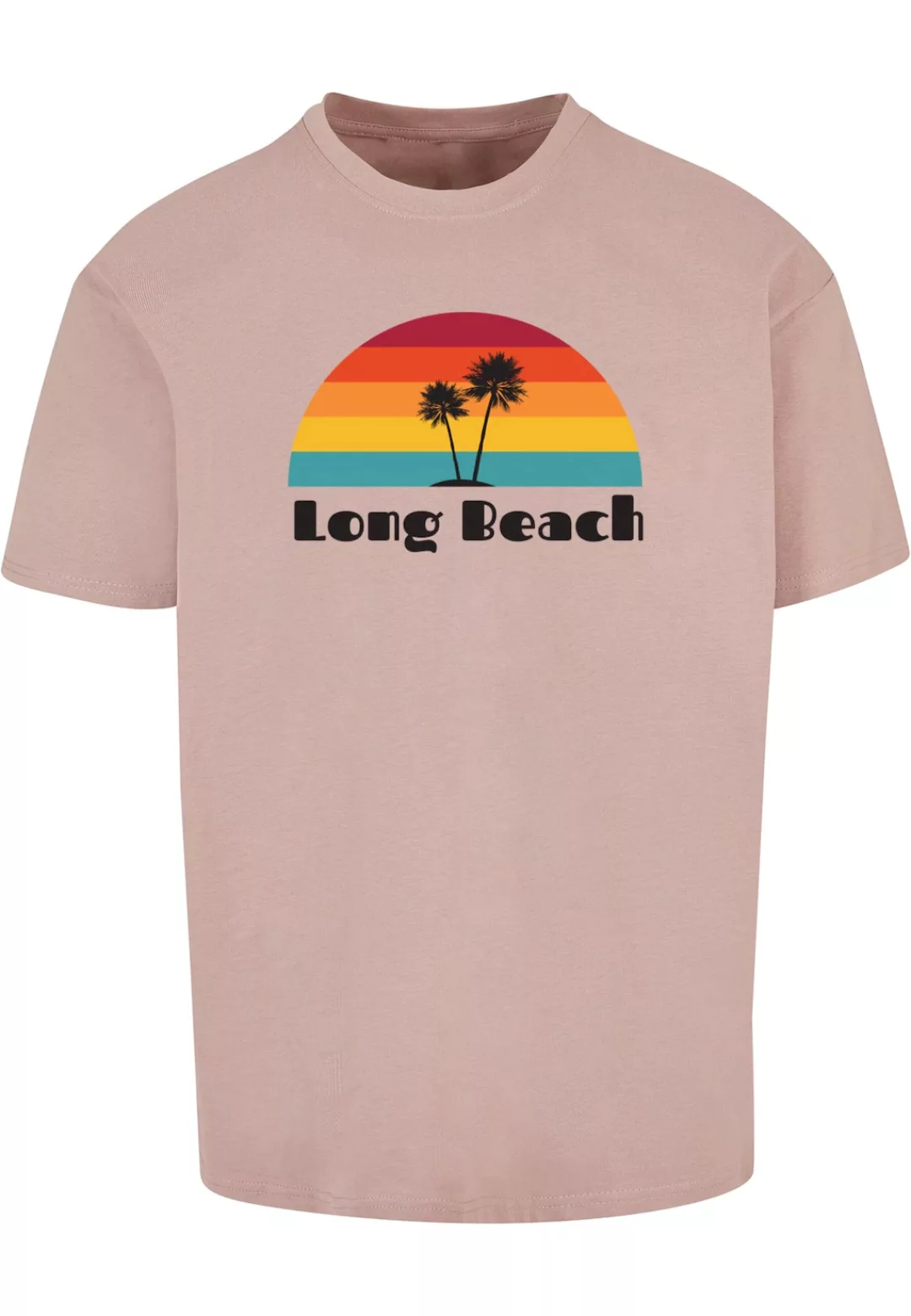 Merchcode T-Shirt "Merchcode Herren Long Beach Heavy Oversize Tee-BY102" günstig online kaufen