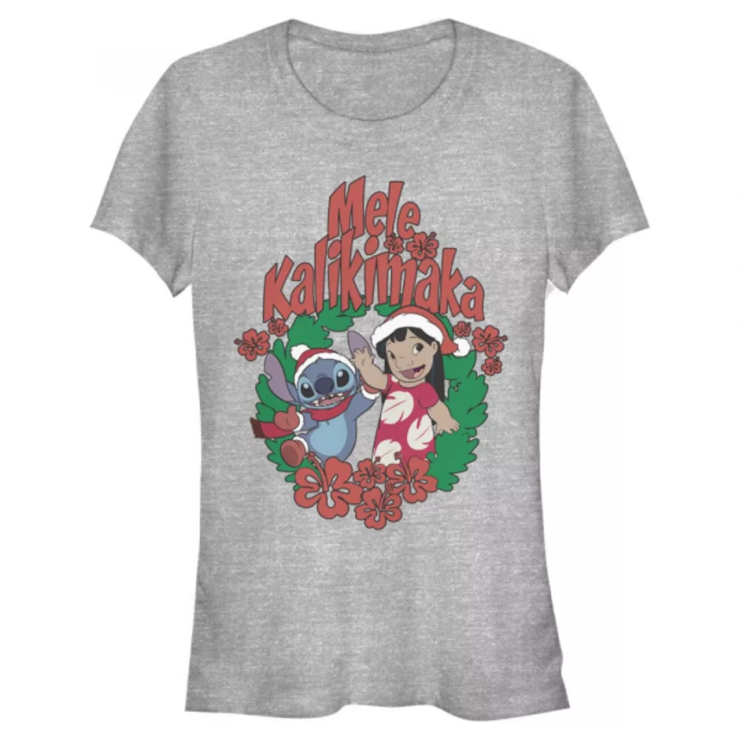 Disney - Lilo & Stitch - Lilo & Stitch Mele Kalikimaka Stitch - Frauen T-Sh günstig online kaufen