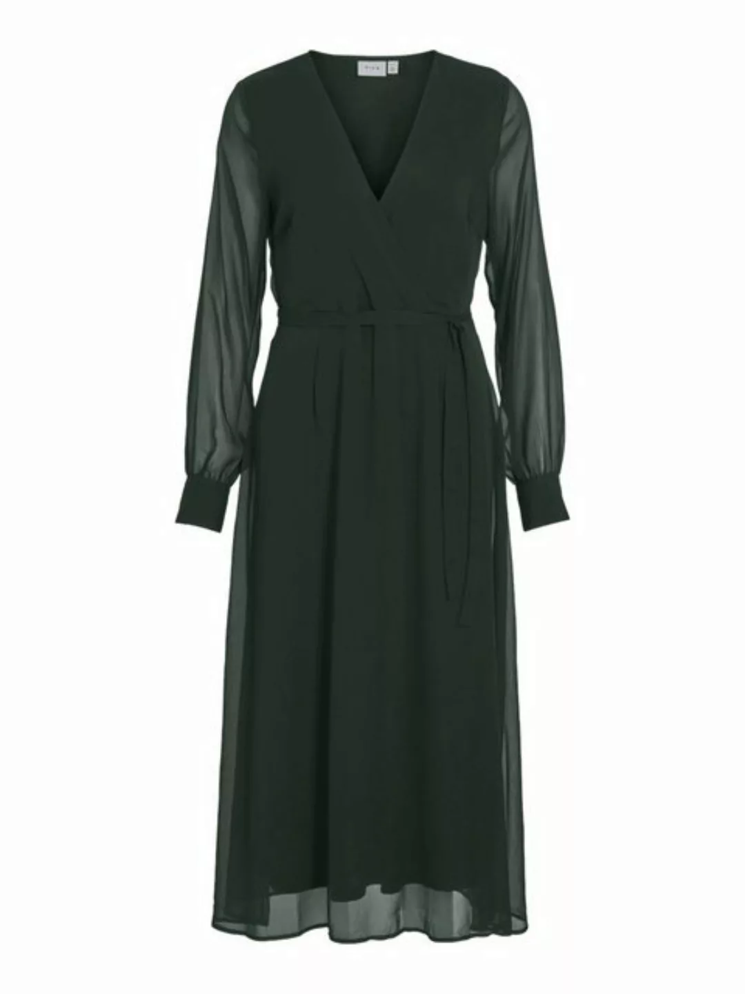 Vila Chiffonkleid "VIFALIA V-NECK L/S MIDI DRESS - NOOS" günstig online kaufen