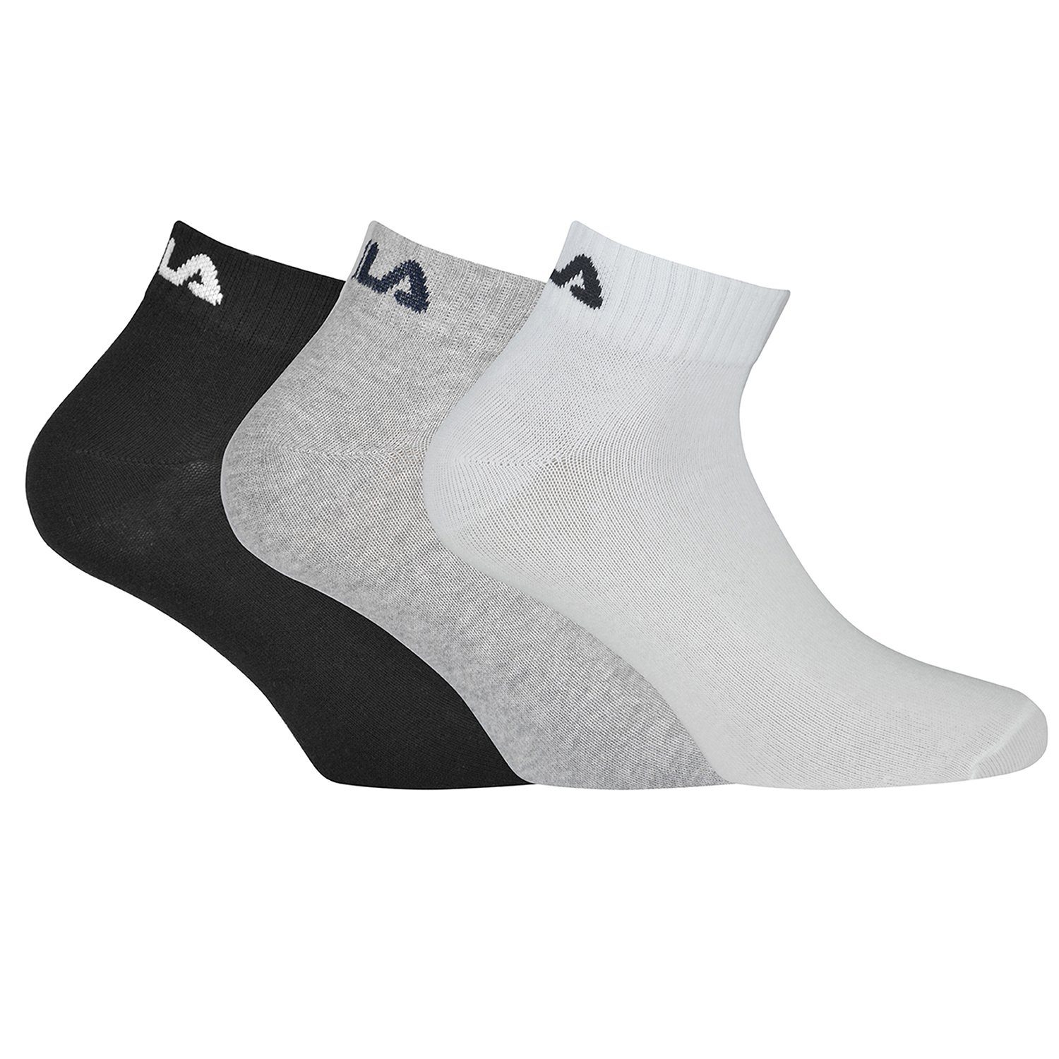 Fila Kurzsocken "UNISEX INVISIBLE PLAIN SOCKS", (3 Paar), mit Logostickerei günstig online kaufen