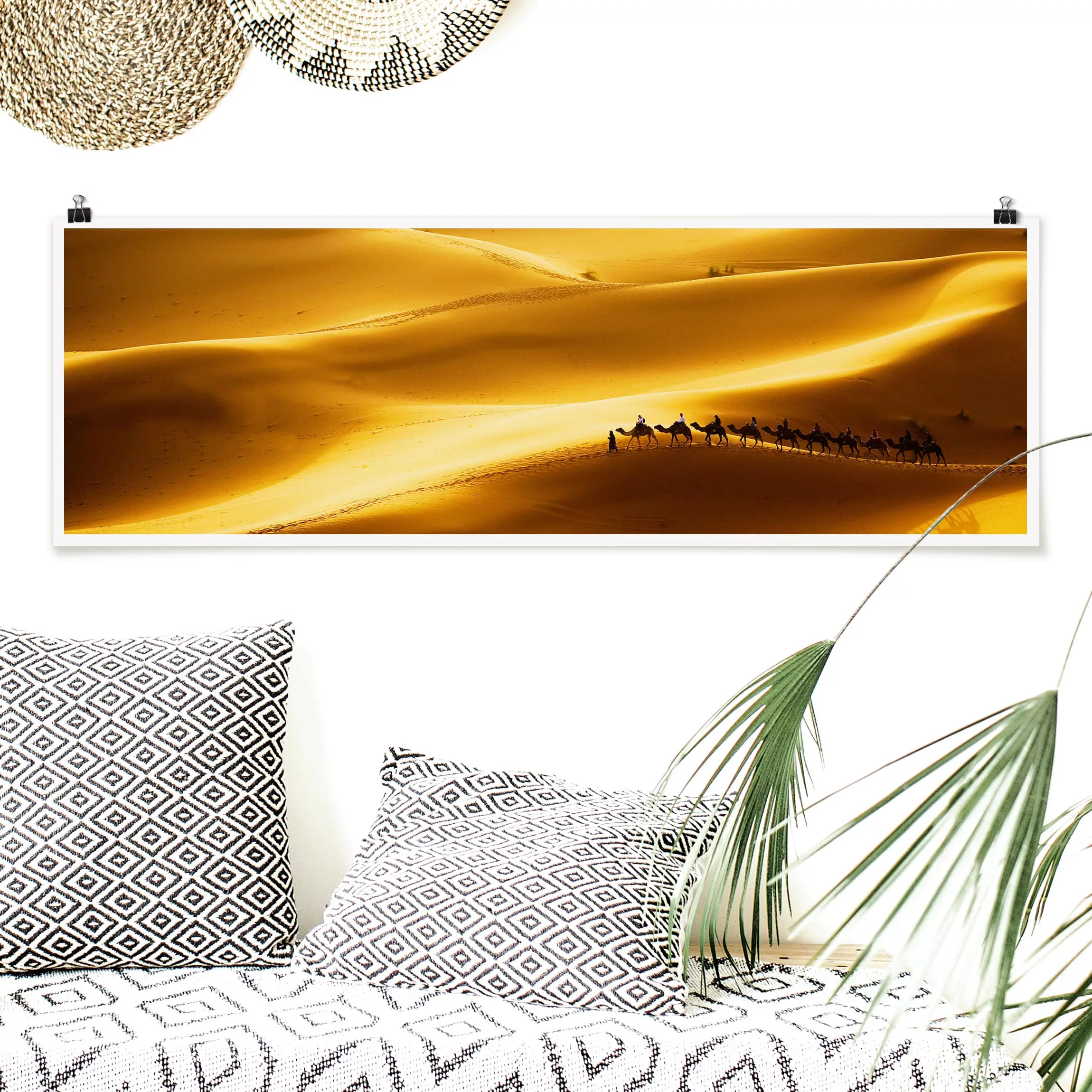 Panorama Poster Natur & Landschaft Golden Dunes günstig online kaufen