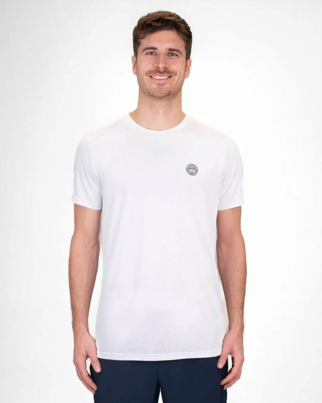 BIDI BADU Tennisshirt Crew Tennisshirt für Herren in weiß günstig online kaufen