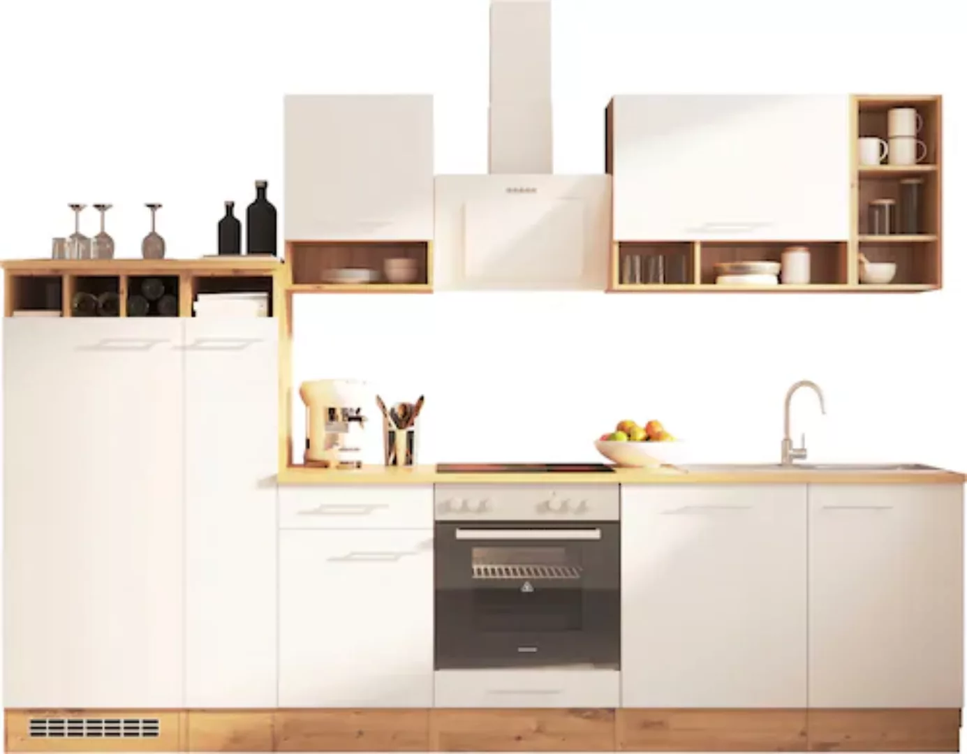 RESPEKTA Küche "Hilde", Breite 310 cm, wechselseitig aufbaubar günstig online kaufen
