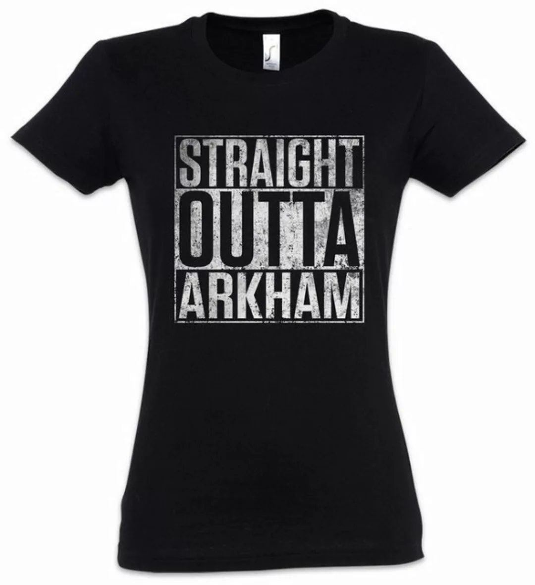 Urban Backwoods Print-Shirt Straight Outta Arkham Cthulhu Damen T-Shirt - H günstig online kaufen