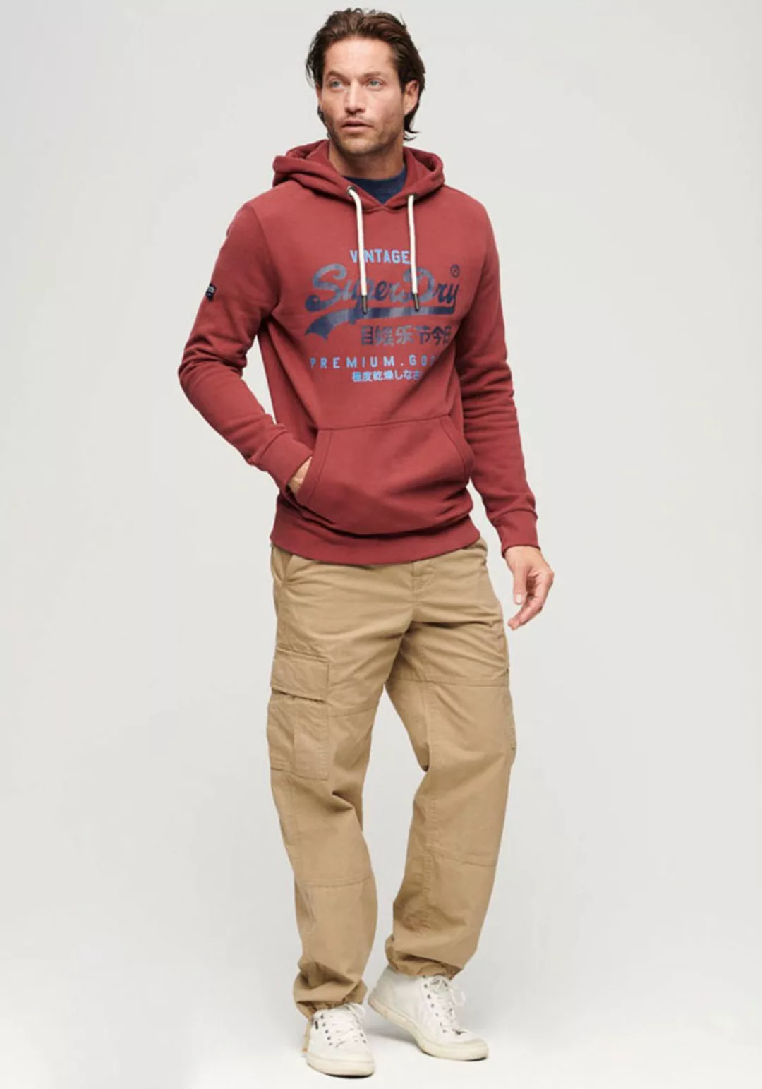 Superdry Kapuzensweatshirt CL GREAT OUTDOORS GRAPHIC HOOD günstig online kaufen