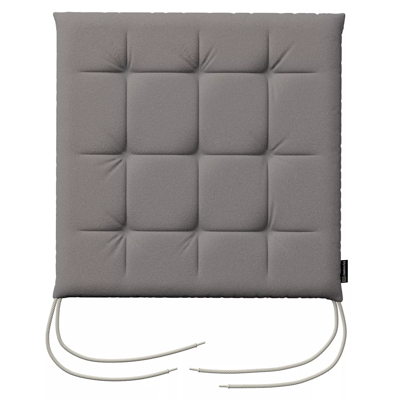 Stuhlkissen Jonas mit Bindeschnur, beige, 40 x 40 x 3,5 cm, Bouclé (702-82) günstig online kaufen