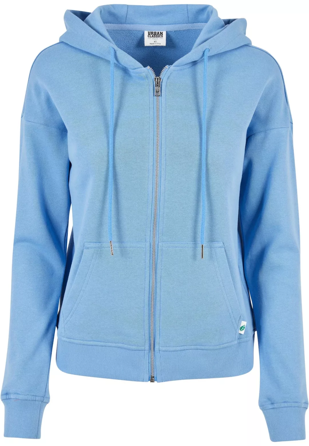 URBAN CLASSICS Sweatjacke "Urban Classics Damen Ladies Organic Terry Zip Ho günstig online kaufen