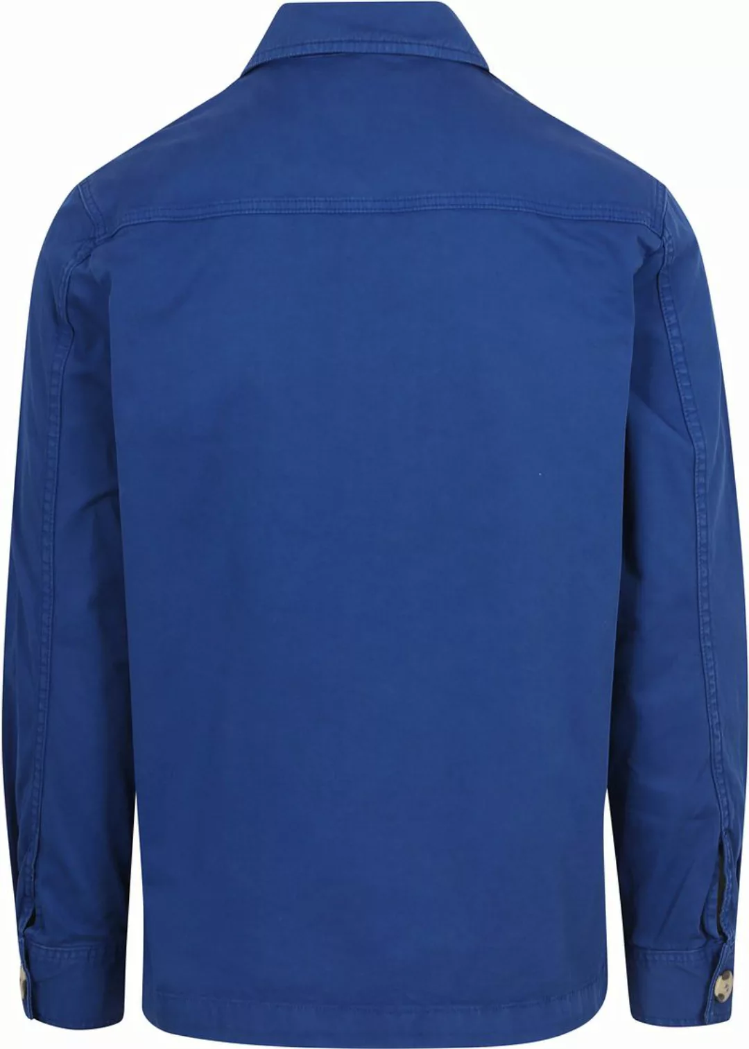 King Essentials The Benjamin Overshirt Royal Blau - Größe M günstig online kaufen