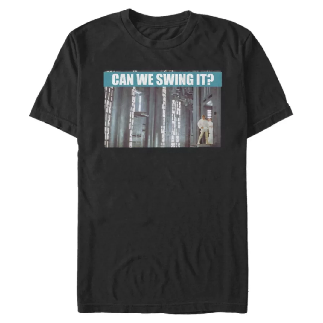 Star Wars - Luke & Leia Can We Swing It - Männer T-Shirt günstig online kaufen